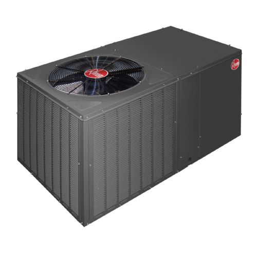 Rheem Ruud 4 Ton 14 SEER Package Air Conditioner Horizontal Tin Plated Coil 208 230 1 phase 60 Hz