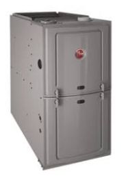 Rheem Classic 80% Gas Furnace, Single Stage, 125,000 BTU, Upflow/Horizontal PSC Motor, Up to 5 Ton