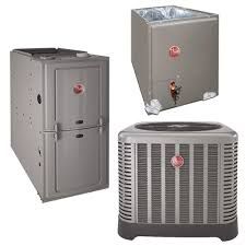 Rheem / Ruud 2 Ton 15.5 SEER R410A 95% AFUE 56,000 BTU Multi-Position Gas Furnace Split System