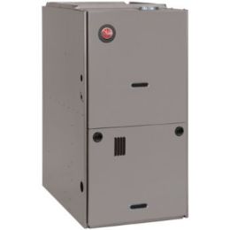 Rheem - Classic Series 80% Gas Furnace, Single Stage, 100K BTU, Downflow, Constant Torque, Low NOx