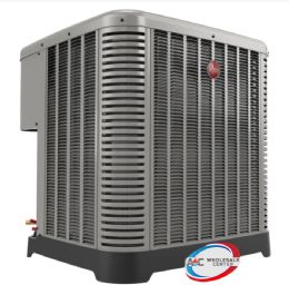 Rheem - Endeavor Series, RA14AY Line, 5 Ton 13.8 to 14.8 SEER2, Single Stage AC Condenser with Factory Installed High/Low Pressure Switch, R-454B (A2L), 208-230/1/60