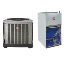 Rheem 1.5 Ton, 15 SEER, Heat Pump Split System with Front Return / Wall Hung