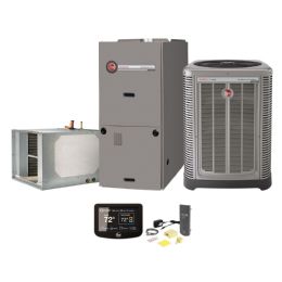 Rheem 3 Ton 17 SEER Classic Plus RA1736AJ/R802VA Furnace Split System With Coil, EcoNetÃ¢â€žÂ¢ Control and WiFi Kit-2