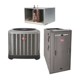 Rheem 4 Ton, 16 SEER, Classic Series, RA1648AJ1/R96VA-085/R48H210P756 Furnace Split System