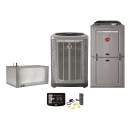 Rheem 4 Ton 17 SEER Classic Plus RA1748AJ/R802VA Furnace Split System With Coil, EcoNetâ„¢ Control and WiFi Kit