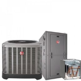 Rheem / Ruud 2.5 Ton 15.1 Seer  50,000 Btu 80% Afue Gas System