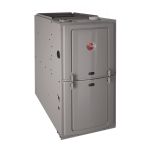 Rheem / Ruud - 125,000 Btu, 80% Efficiency Gas Furnace, Single Stage, 125K BTU, Upflow/Horizontal, X-13 Motor, 3 1/2 to 5 Ton