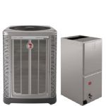 Rheem - Classic Plus 3 Ton 17 SEER, Two-Stage, EcoNet Enabled,  ECM Motor, Air Conditioning Split System