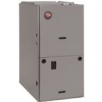 Rheem - Classic Series 80% Gas Furnace, Single Stage, 100K BTU, Downflow, Constant Torque, Low NOx