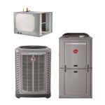 Rheem 2 1/2 Ton, 17 SEER, Classic Plus Series, RA1736AJ2/R802VA050/PL36H175P45635 Furnace Split System