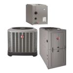 Rheem 3 Ton, 15 SEER, Classic Plus Series, RA1736AJ2C/R92PA07013/RG47636C17 Furnace Split System