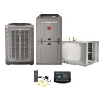 Rheem 3 Ton 17 SEER Classic Plus RA1736AJ/R802VA Furnace Split System With Coil, EcoNetÃ¢â€žÂ¢ Control and WiFi Kit-3