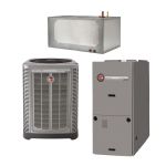 Rheem 5 Ton, 16 SEER, Classic Plus Series, RA1760AJ2/R802VA100/PL60H210P19635 Furnace Split System